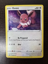 Eevee SWSH127 Black Star Promo Holo 2021 Pokemon Card MP Moderately Played