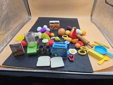 Vintage Kitchen Play Food Fisher Price Playskool Little Tikes Lot Read