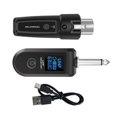 Professional Audio Transmitter&Receiver XLR 30-50m Stable Transmission
