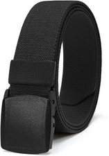 Cintura Elastica Uomo, Cinta Da Lavoro Uomo Tattica Militare Senza Buchi Nera 38