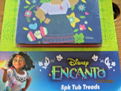 Disney Encanto 5pk Anti-Slip Tub Treads For Bathtub Brand New
