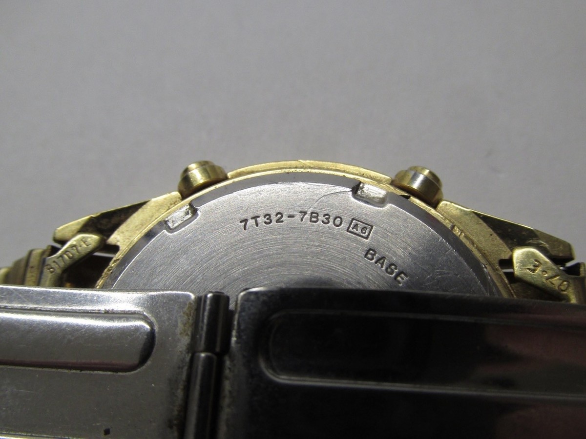 Montre Seiko 7t32-sf30 100m - Occasion, Pour Homme, état à Vérifier
