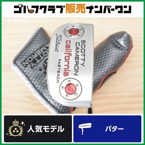 Putter Scotty Cameron California Fastback 34In Steel Shaft Mallet 2012