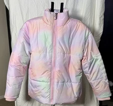 NWT Juicy Couture Avalon Women's Puffer Jacket Cotton Candy Pastel Pink, Medium