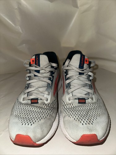 Brooks Launch 8 Women’s Running Shoes Size 7 7b Medium White Red Navy Blue Pink - Picture 3 of 9