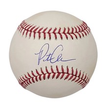 Pete Alonso Autographed New York Mets OMLB Baseball MLB Authenticated