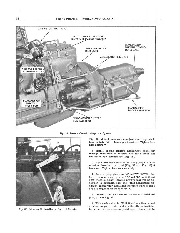 Pontiac Hydramatic Trasmissione Negozio Manuale 1954 1953 1952 1951 1950 1949 - Immagine 2 di 4