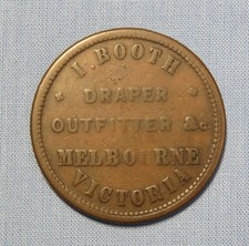 1800s Melbourne, Victoria Australia Token
