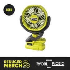 RYOBI ONE+ 18V Cordless 4 in. Clamp Fan (Tool Only) PCF02 V6