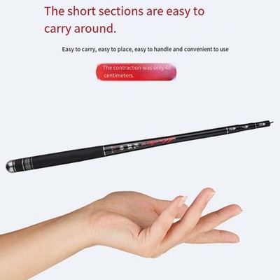 Compact Carbonrute Ultra-Light Rod 28-tone Fast Action High-Modulus Carbon Fiber