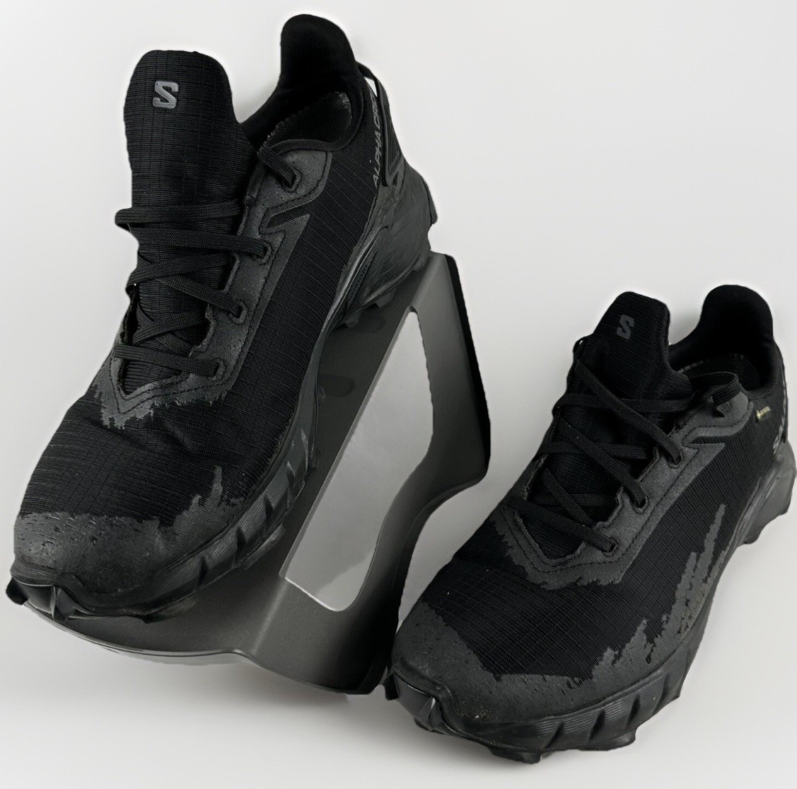 Scarpa da trekking Salomon Alphacross 4 da uomo trail runner nera US 8 SOLETTE SOSTITUITE