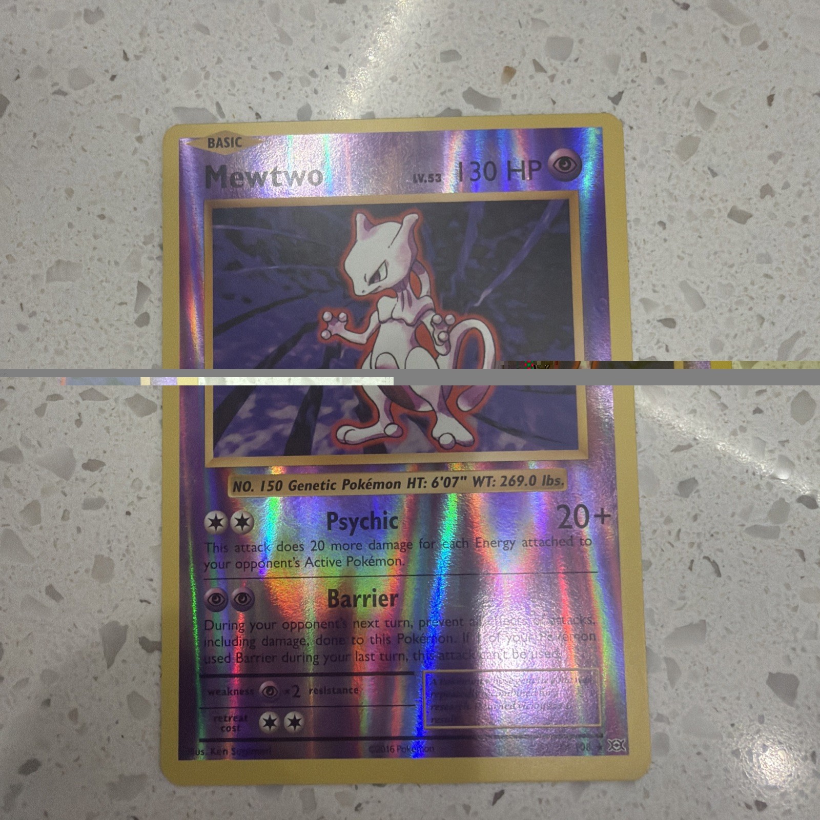 Mewtwo 51/108 Evolutions Reverse Holo