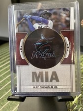 2023 Topps #TLP-JC Jazz Chisholm Jr. Team Logo Commemorative Patch