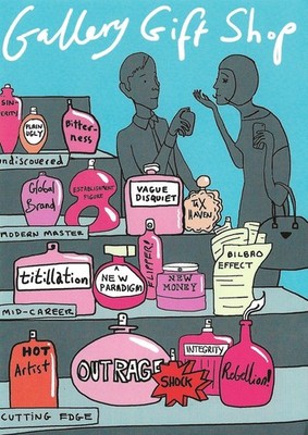 Postcard Grayson Perry ''Gallery Gift Shop'' 2014 Royal Academy of Arts London MNT