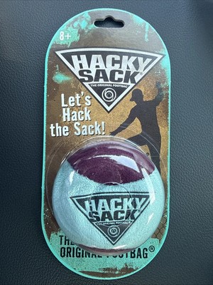 Hacky Sack By PlayMonster The Original Footbag Aqua & Maroon - SHIPS FAST