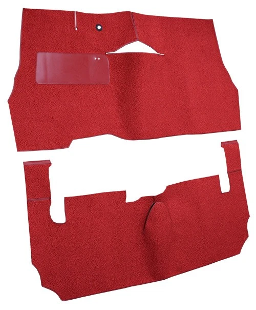 Buick Super 1955-1956 repuesto de alfombra - bucle - completo | se adapta a: 2 puertas, techo rígido Foto 2 de 4