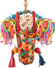 Bird Toys Parakeet Toy Cockatiel Shredding Toys Conure Foraging Sola Toys for Co