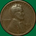 1926-S Lincoln Wheat Cent Fine F Coin #35280