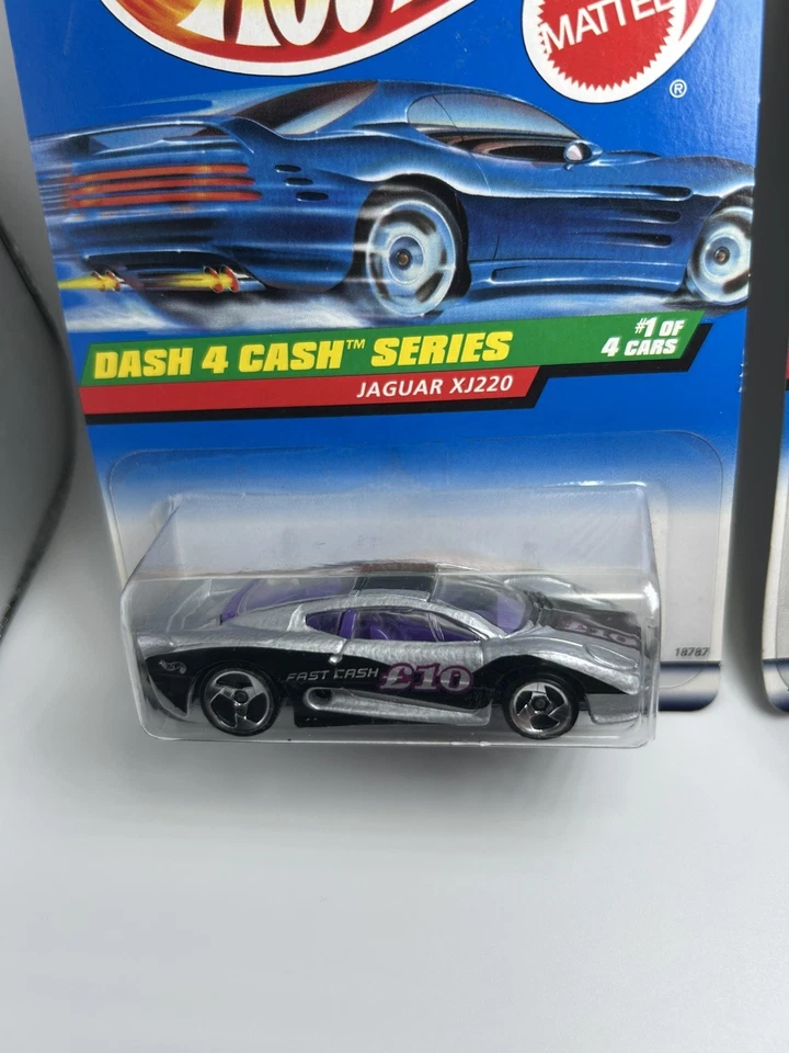 Hot Wheels Jaguar Lot Of 2x - Jaguar XJ220 Silver & Yellow X-Ray Cruiser Series - Image 2 of 4