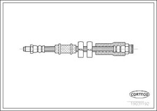 Flexible de frein Peugeot 404
