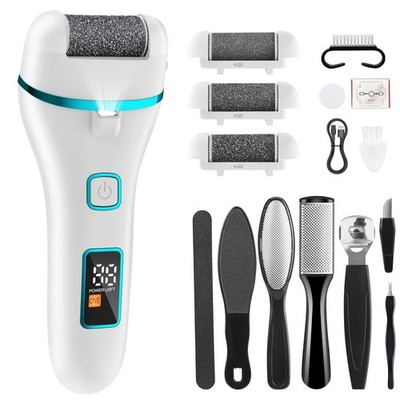 Electric Foot Callus Remover, Foot File Rechargeable 2 Speed, Professional Fo...