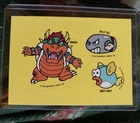 Vintage VTG 1989 Topps NINTENDO & NES Video Game TRADING STICKER CARD #23 Bowser