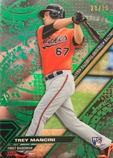 2017 Topps High Tek #HT-TM Trey Mancini Green Rainbow Diffractor /99 Rookie