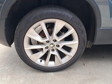 SKODA KAROQ WHEEL ALLOY FACTORY, 18X7IN, V SPOKE, NU, 04/18-02/22