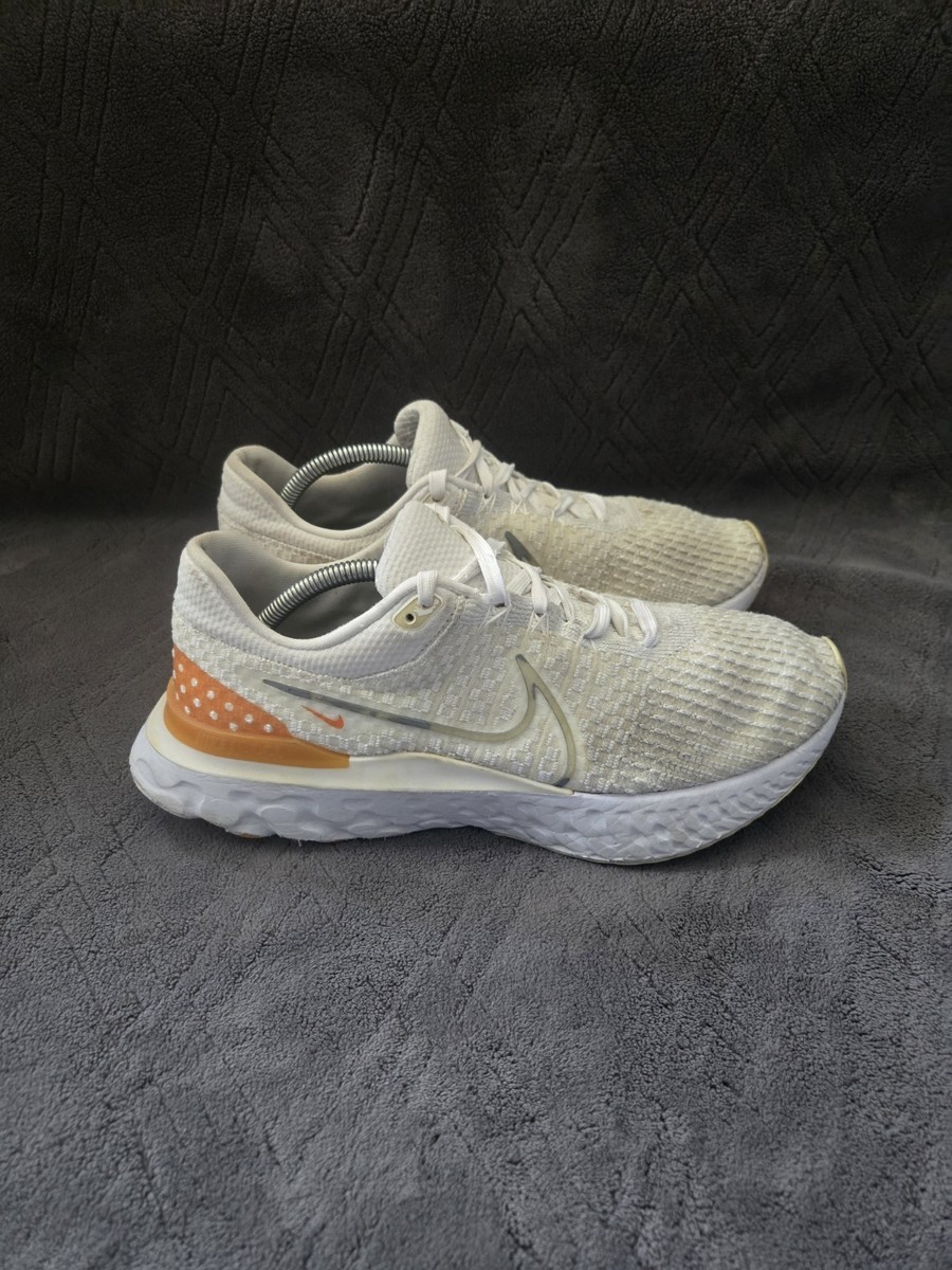 Size 11.5 - Nike React Infinity Run Flyknit 3 White Kumquat  display picture 3