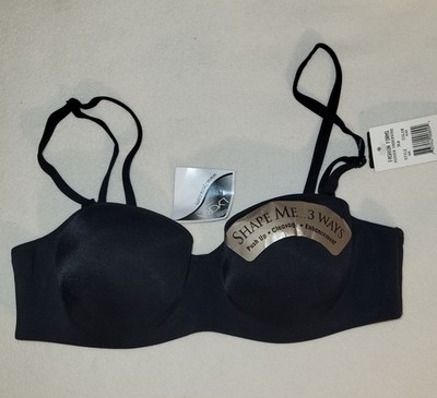 Fashion Forms Original 3 Way Enhancement Bra Size 36A Hidden Underwire Adj Strap