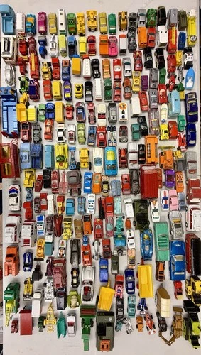 VTG Lesney Matchbox Superfast Corgi Dinky Hotwheels Tootsietoy Huge Car Lot