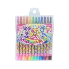 Sun-Star Stationery Kimi to Idol PreCure Colorcle Crayons