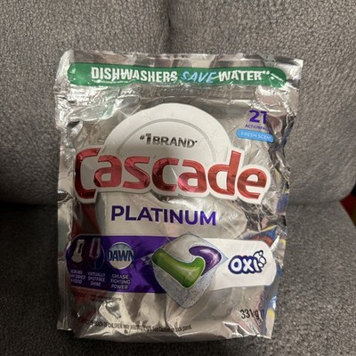 Cascade Platinum Plus 21 -Count Fresh scent Dishwasher Detergent