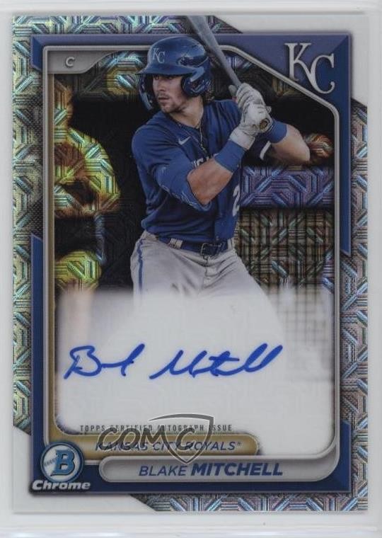 2024 Bowman Chrome Prospect Mega Box Auto Blake Mitchell #BMA-BMI Auto r9m