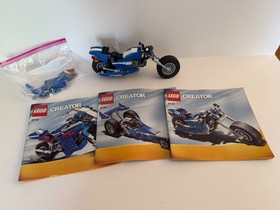 LEGO CREATOR Race Rider Set 6747 Complete 3 In 1 Motorcycle Bike Retired