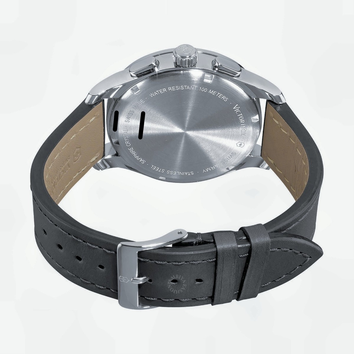 Victorinox Swiss Army 241479 Alliance Black Chronograph Dial Men