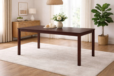 Esstisch 180x90 cm Massivholz Kiefer Dunkelbraun Küchentisch Holztisch B-WARE