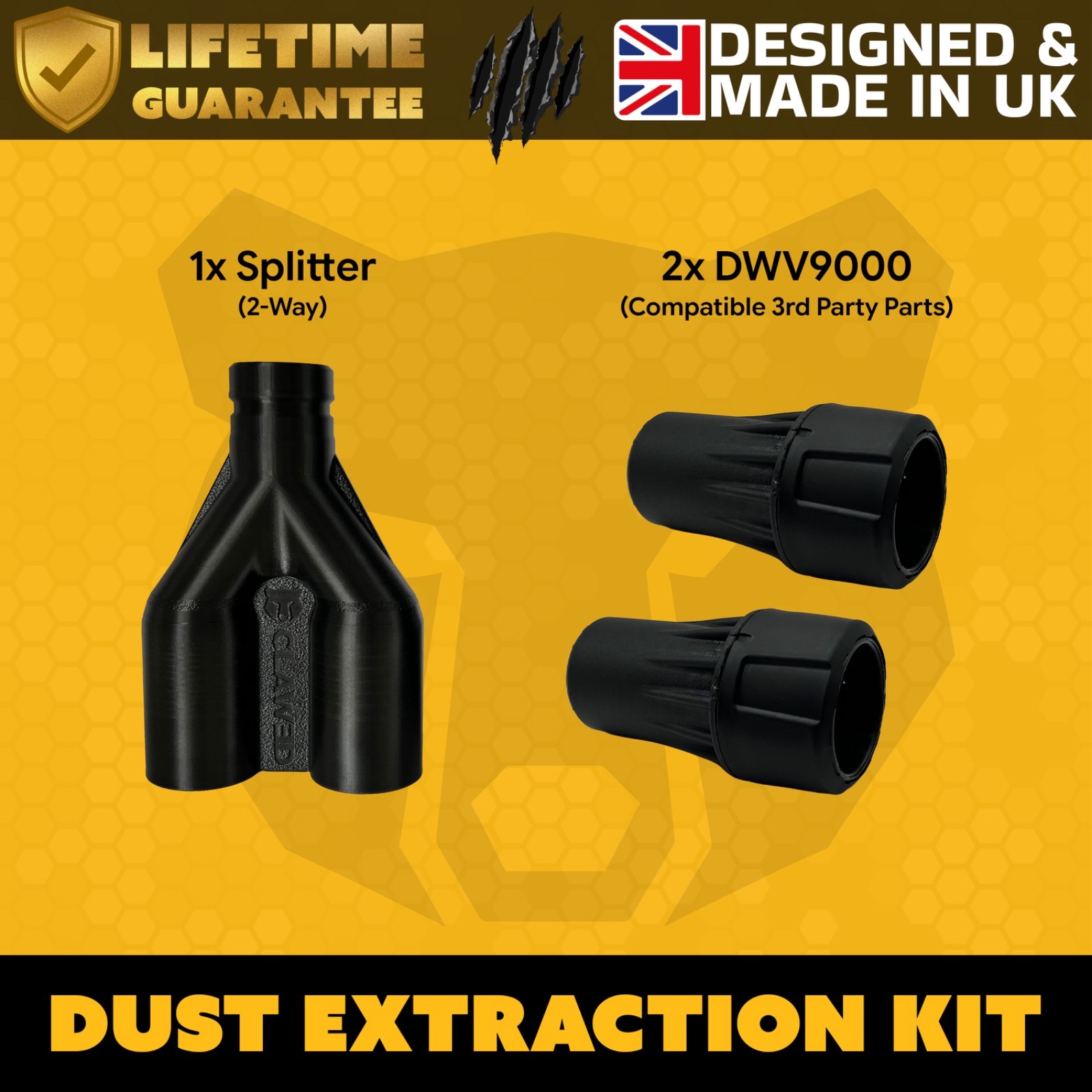 DeWalt DWE7485 AirLock Dust Extraction Kit | 2-Way Splitter/DWV9000-XJ/N070906