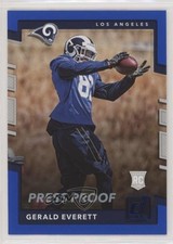 2017 Panini Donruss Rookies Press Proof Blue Gerald Everett #392 6h5