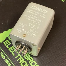 SPS-2021-P - INSTRUMENTS, INC - 28VOLT DC POWER SUPPLY PLUG IN - 8PIN OCTAL SOCK