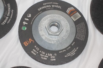 4pc Mixed 4-1/2'' Angle Grinder Wheels Cutting & Grinding Discs Metal NEW