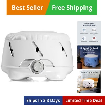 Dohm Uno White Noise Sound Machine, Real Fan Inside for Non-Looping White Noi...