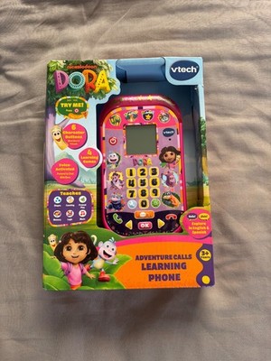 VTech Dora: Adventure Calls Lerntelefon, offizielles Dora Spielzeug, interaktive Rolle 
