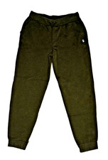 Polo Ralph Lauren Boys Large 14/16 Jogger Pants Olive Green Pony Logo
