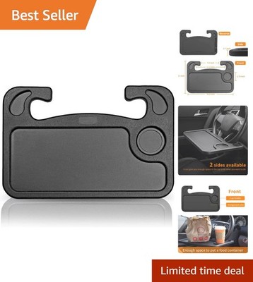 Portable Yet Sturdy Car Steering Table - Your On-the-Go Dining & Work Solution