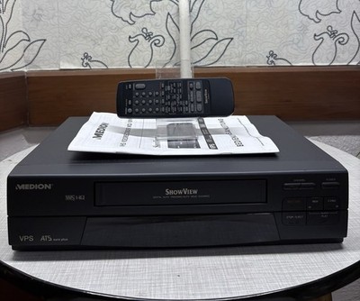 Medion VHS Player MD8989 Videokassette Recorder VPS ATS Show View Getestet  
