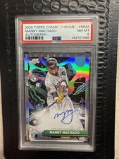 2025 Topps Cosmic Chrome - Autographs Manny Machado #CCA-MMA (AU) PSA-8