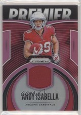 2019 Panini Prizm Premier Jerseys Pink Andy Isabella #PJ-AIS 7l6