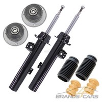 Atec 2X StoßDÄMpfer+Domlager+WÄLzlager+Protection-Kit Vorne FÜR BMW 3-ER E90 E91