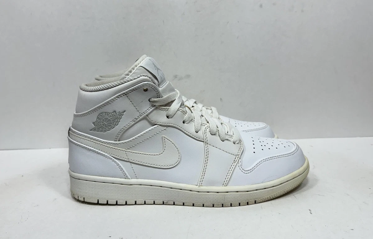 Preços baixos em Jordan 1 Retro Mid White Pure Platinum | eBay